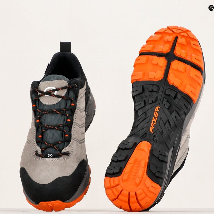 Ανδρικές μπότες πεζοπορίας SCARPA Rush Trail GTX taupe/mango 18