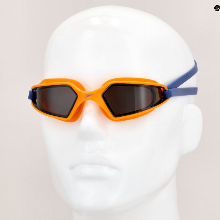 Speedo Hydropulse Junior παιδικά γυαλιά κολύμβησης υπερήχων/μανγκό/καπνός 68-12270D659 7