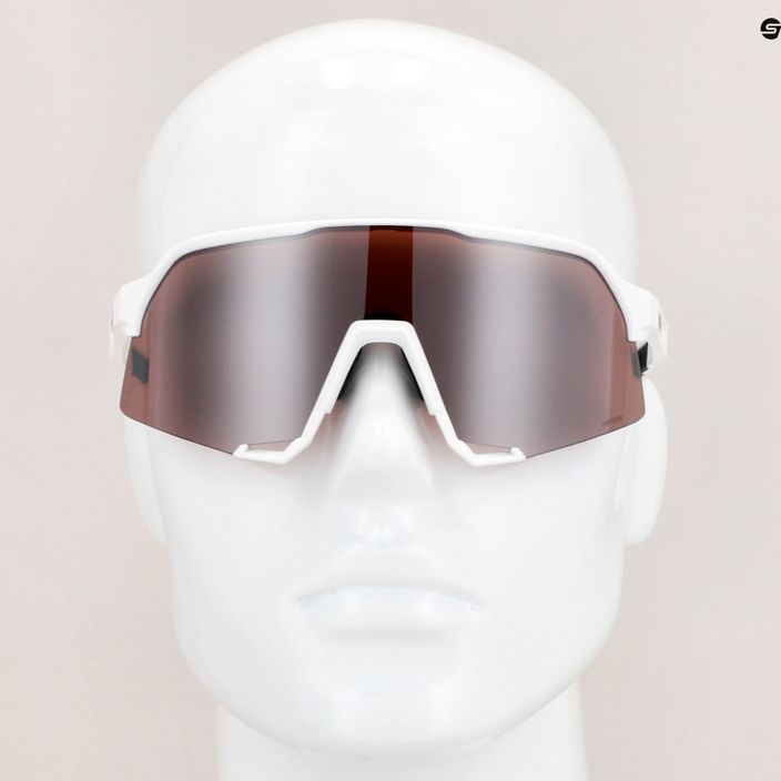 Γυαλιά ποδηλασίας 100% S3 Mirror Lens ματ λευκό/ασημί STO-61034-404-02 8