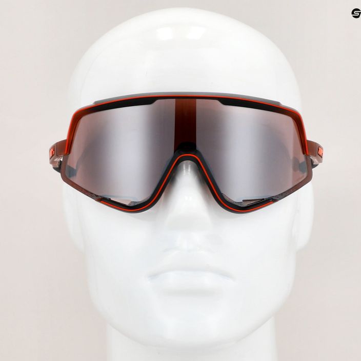 Γυαλιά ποδηλασίας 100% Glendale Mirror Lens ματ ημιδιαφανές καφέ ξεθωριασμένο/υπέροχο ασημί STO-61033-404-01 7