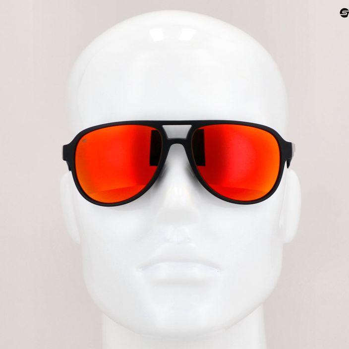 Γυαλιά ηλίου GOG Hardy μαύρο ματ/κόκκινο/πολυχρωματικό κόκκινο E715-1P 7