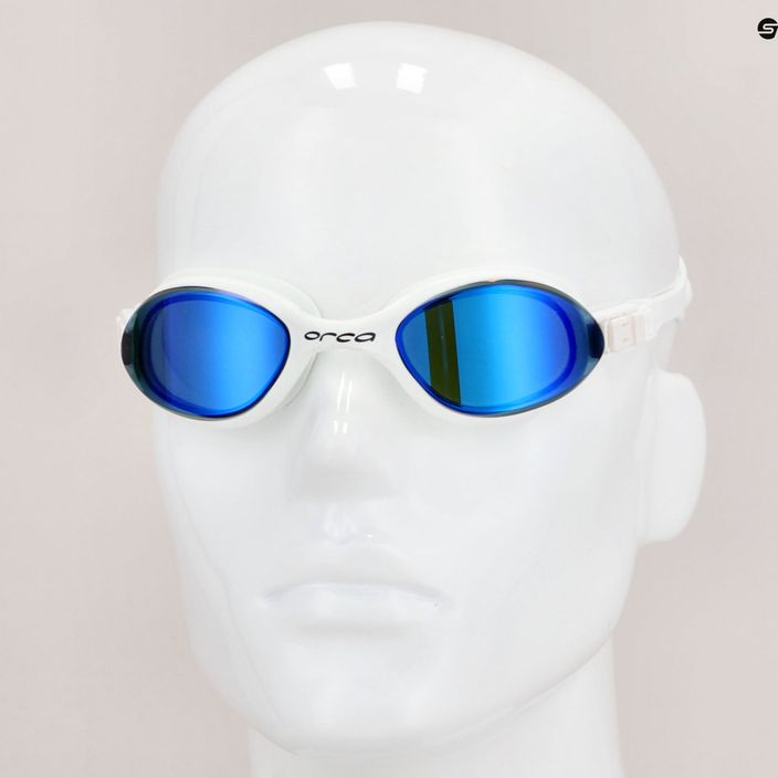 Γυαλιά κολύμβησης Orca Killa 180º λευκά/μπλε FVA30000 7