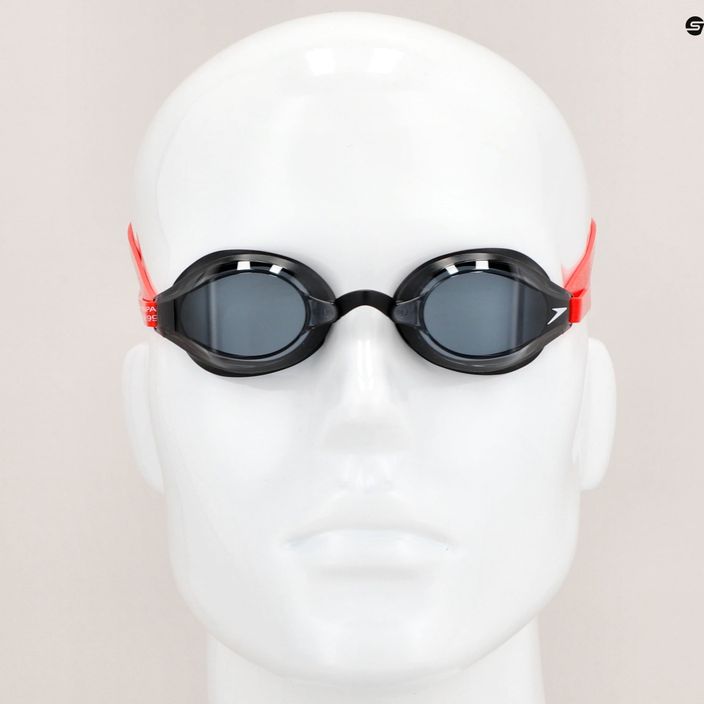 Speedo Fastskin Speedsocket 2 γυαλιά κολύμβησης κόκκινο/μαύρο/ανοιχτό καπνό 68-10896D628 11