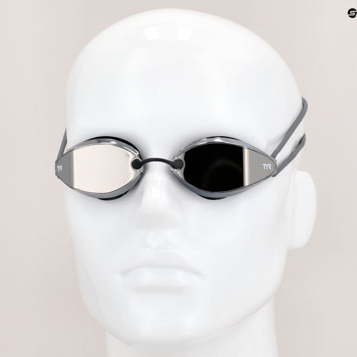 TYR Tracer-X Racing Mirrored ασημί/μαύρο γυαλιά κολύμβησης LGTRXM_043 9