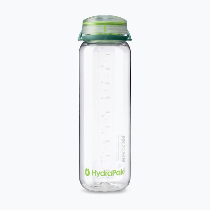 Μπουκάλι ταξιδιού HydraPak Recon 1 l διαφανές/πράσινο ασβέστη