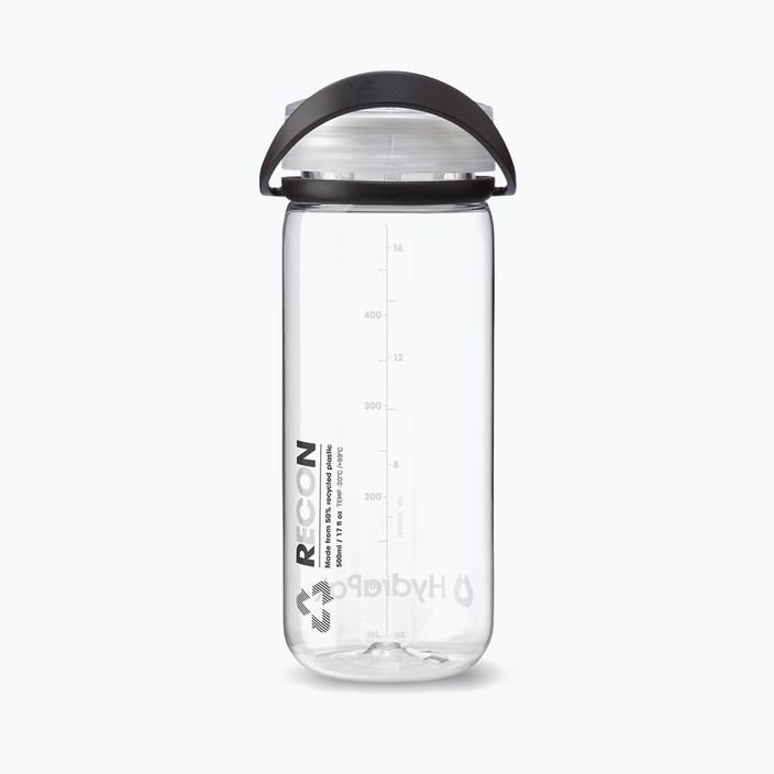 HydraPak Recon 500 ml διαφανές/μαύρο λευκό μπουκάλι ταξιδιού 2