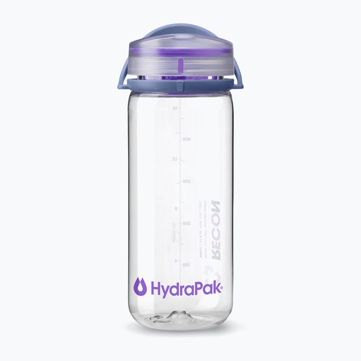 Τουριστικό μπουκάλι HydraPak Recon 500 ml clear/iris violet