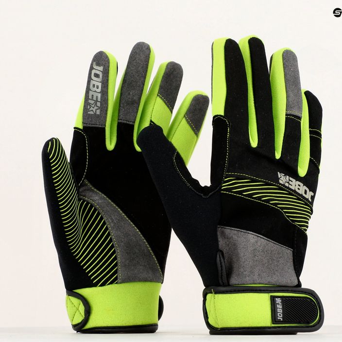 JOBE Suction ανδρικά γάντια wakeboarding μαύρα και πράσινα 340021001 8