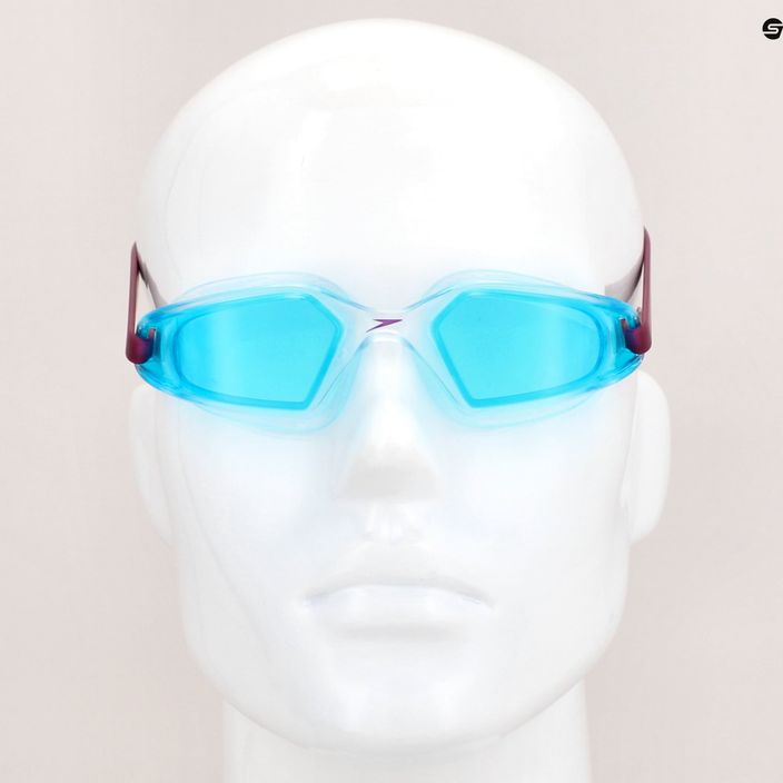 Speedo Hydropulse Junior παιδικά γυαλιά κολύμβησης βαθύ δαμασκηνί/καθαρό/μπλε 68-12270D657 7