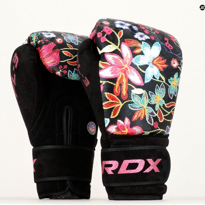 RDX FL-3 γάντια πυγμαχίας μαύρου χρώματος BGR-FL3 12