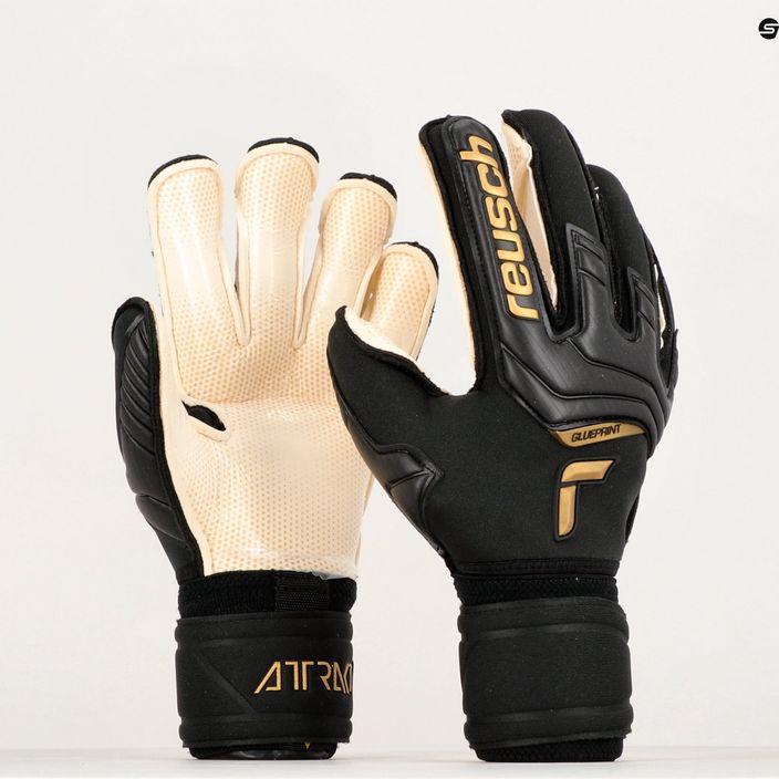 Reusch Attrakt Gold X GluePrint Ortho-Tec γάντια τερματοφύλακα μαύρα 5270970 9