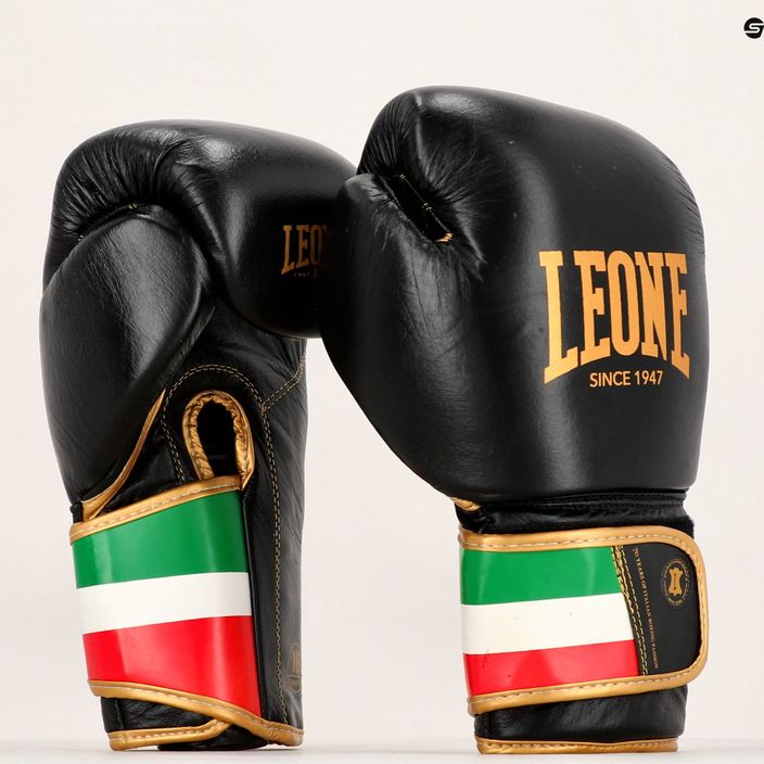 Γάντια πυγμαχίας LEONE 1947 Ιταλία '47 μαύρα GN039 6