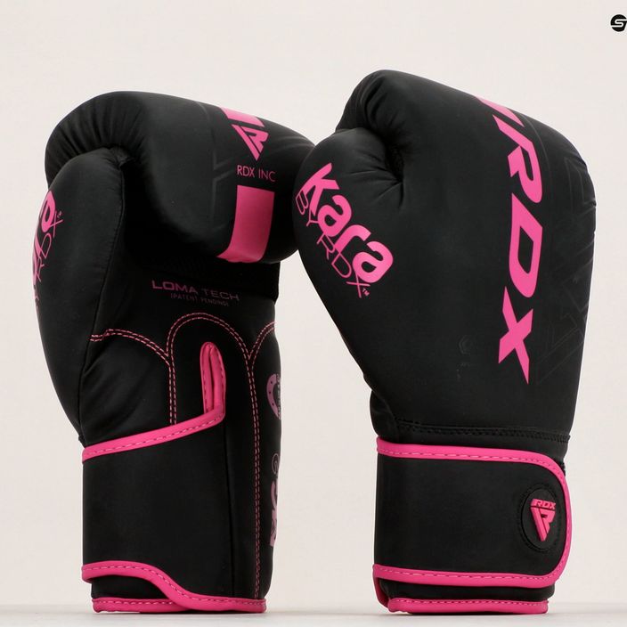 RDX F6 μαύρα/ροζ γάντια πυγμαχίας BGR-F6MP 15