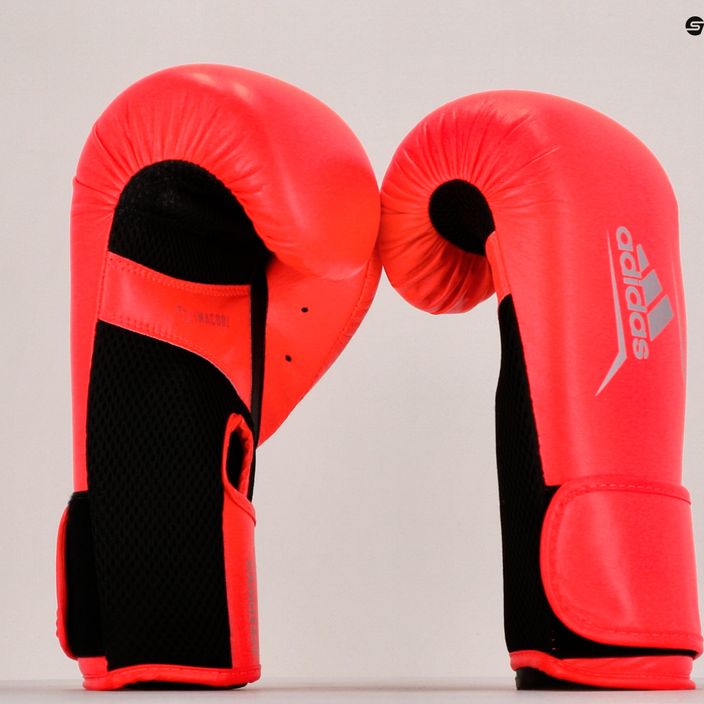 Γυναικεία γάντια πυγμαχίας adidas Speed 100 κόκκινο/μαύρο ADISBGW100-40985 11