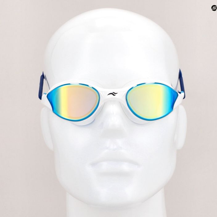 Γυαλιά κολύμβησης AQUA-SPEED Vortex Mirror λευκά/μπλε 8882-51 7
