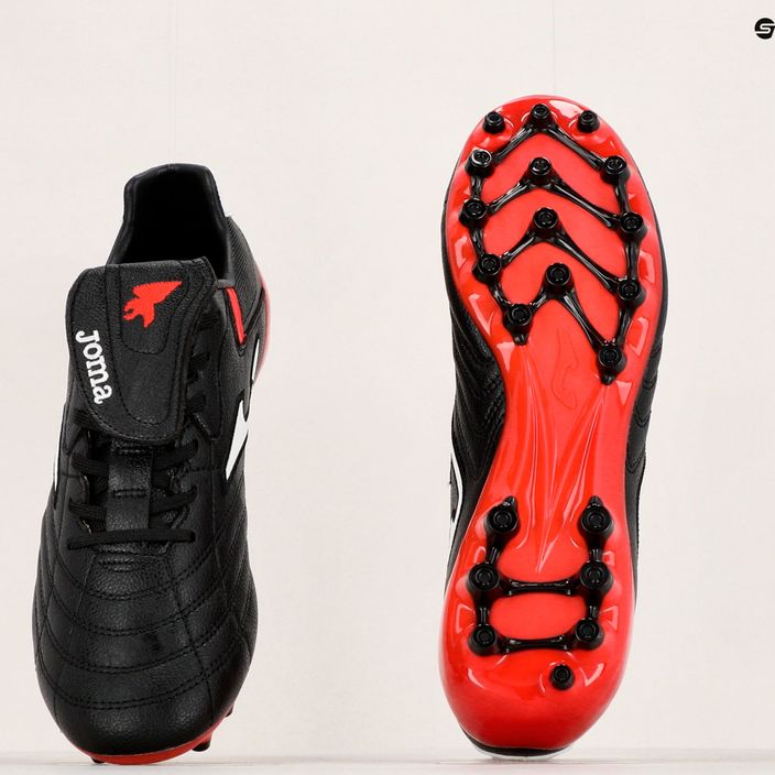 Ανδρικά ποδοσφαιρικά παπούτσια Joma Aguila Cup AG μαύρο/κόκκινο 13