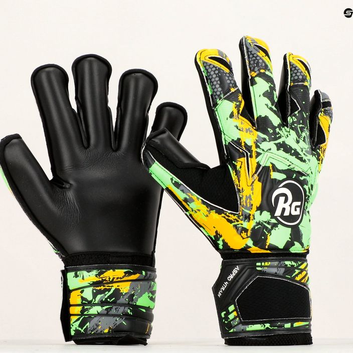 Γάντια τερματοφύλακα RG Aspro 4train μαύρα και πράσινα ASP42107 5