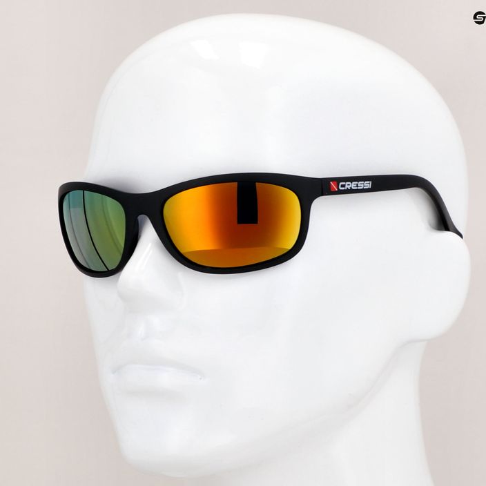 Cressi Rocker μαύρα/πορτοκαλί γυαλιά ηλίου με καθρέφτη XDB100018 7