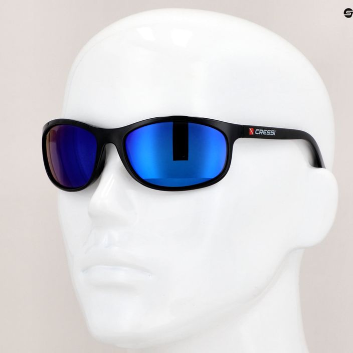 Cressi Rocker Floating μαύρα/μπλε γυαλιά ηλίου με καθρέφτη XDB100502 7
