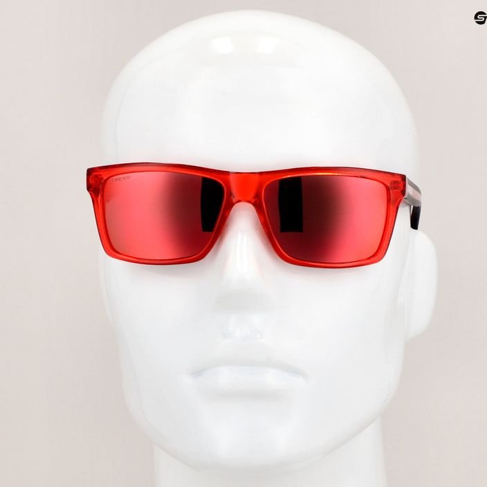 Γυαλιά ηλίου Cressi Rio Crystal κόκκινο/κόκκινο με καθρέφτη XDB100110 7