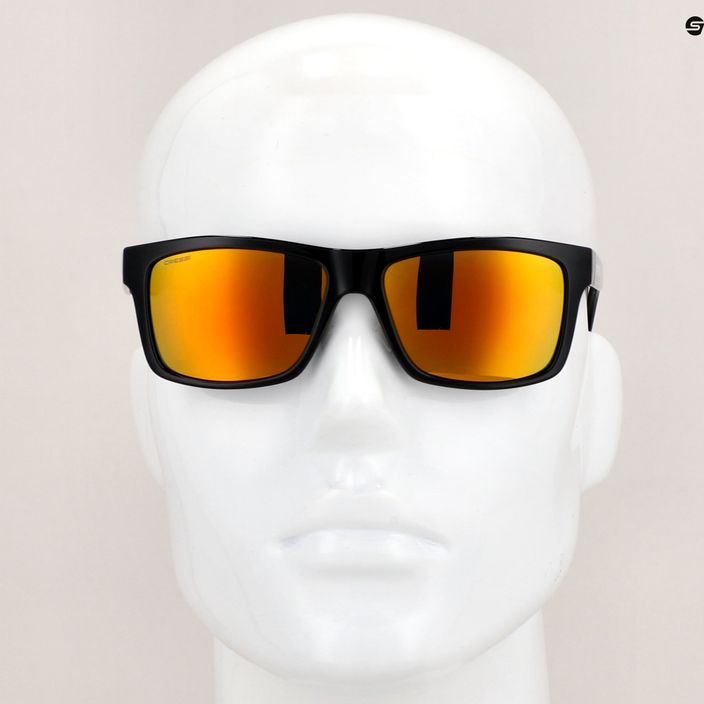 Cressi Bahia Floating μαύρα/πορτοκαλί γυαλιά ηλίου με καθρέφτη XDB100702 8