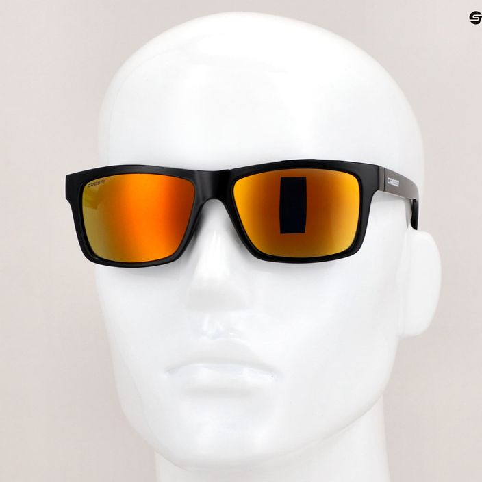 Cressi Bahia μαύρα/πορτοκαλί γυαλιά ηλίου με καθρέφτη XDB100602 8