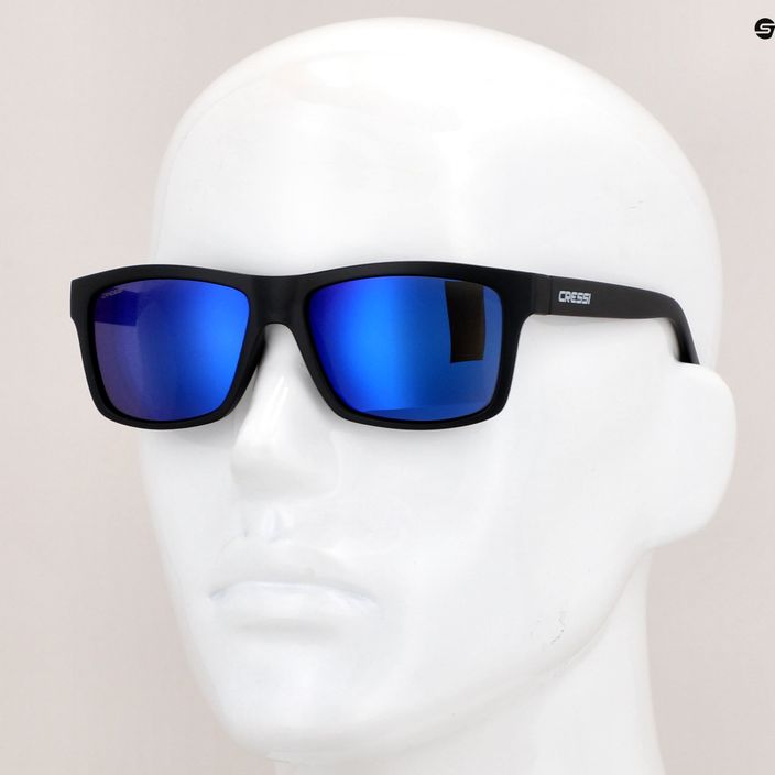 Cressi Bahia Floating μαύρα/μπλε γυαλιά ηλίου με καθρέφτη XDB100701 8