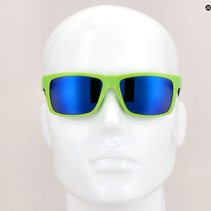 Cressi Bahia Floating μαύρα/kiwi/μπλε γυαλιά ηλίου με καθρέφτη XDB100705 8