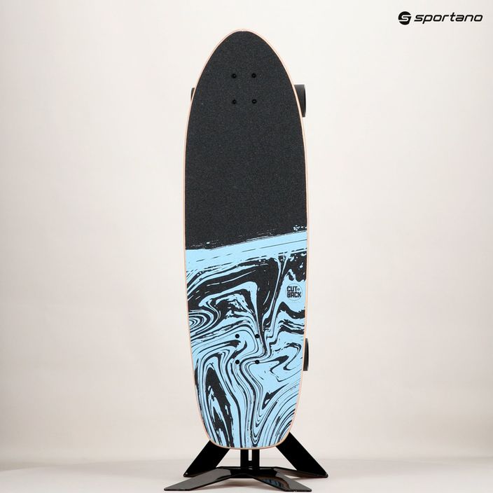 Surfskate Cutback Splash 34" λευκό-μπλε skateboard CUT-SUR-SPL 13