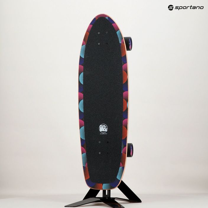 Surfskate skateboard Cutback Big Wave 34" μαύρο και χρώμα CUT-SUR-BWA 12