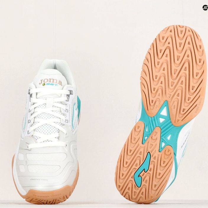 Joma T.Set γυναικεία παπούτσια τένις λευκό και μπλε TSELS2302T 13