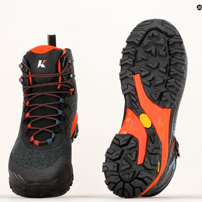 Kayland Duke Mid GTX ανδρικές μπότες πεζοπορίας 018022490 μαύρο/πορτοκαλί 14
