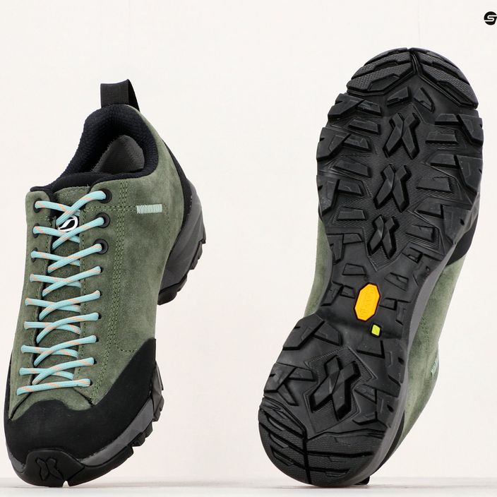 Γυναικείες μπότες πεζοπορίας SCARPA Mojito Trail πράσινο/μαύρο 63322 17