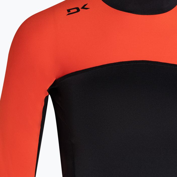 Dakine γυναικεία μπλούζα κολύμβησης Hd Snug Fit Rashguard μαύρο και κόκκινο DKA651W0008 3