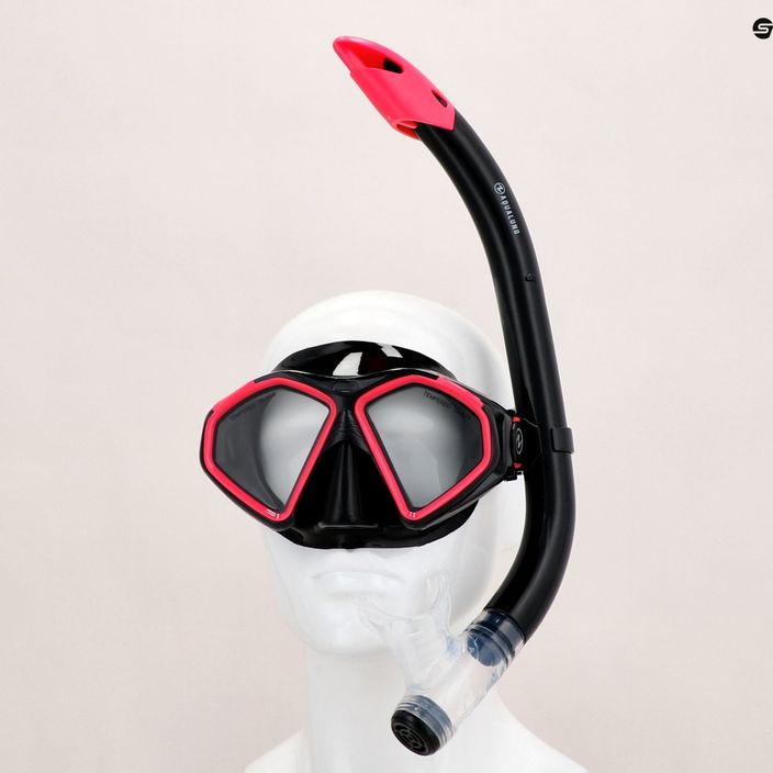Aqualung Hawkeye Combo Snorkelling Kit Μάσκα + αναπνευστήρας Μαύρο SC3970102 12