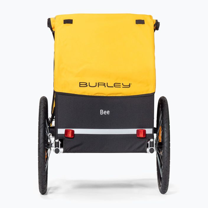 Burley Bee Ενιαίο ρυμουλκούμενο ποδηλάτου μαύρο και κίτρινο 946211 2