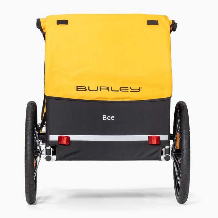 Burley Bee Διπλό ρυμουλκούμενο ποδηλάτων μαύρο και κίτρινο 946212 2