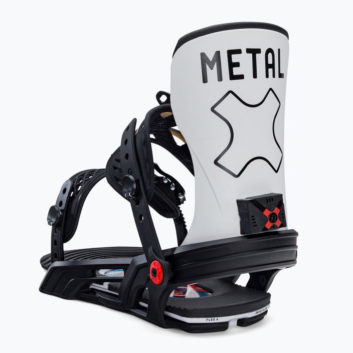 Προσδέσεις snowboard Bent Metal Axtion μαύρο/λευκό 22BN004-BKWHT 4