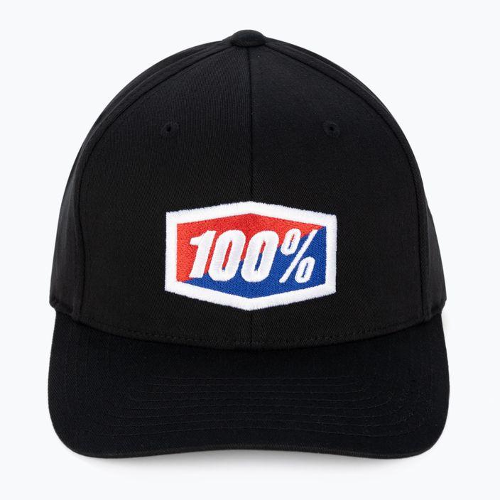 Ανδρικό 100% Classic X-Fit Flexfit καπέλο μαύρο 20037-001-18 4