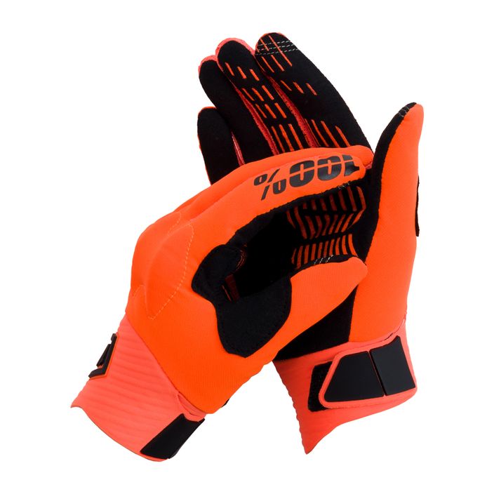 Γάντια ποδηλασίας 100% Cognito πορτοκαλί STO-10013-260-10