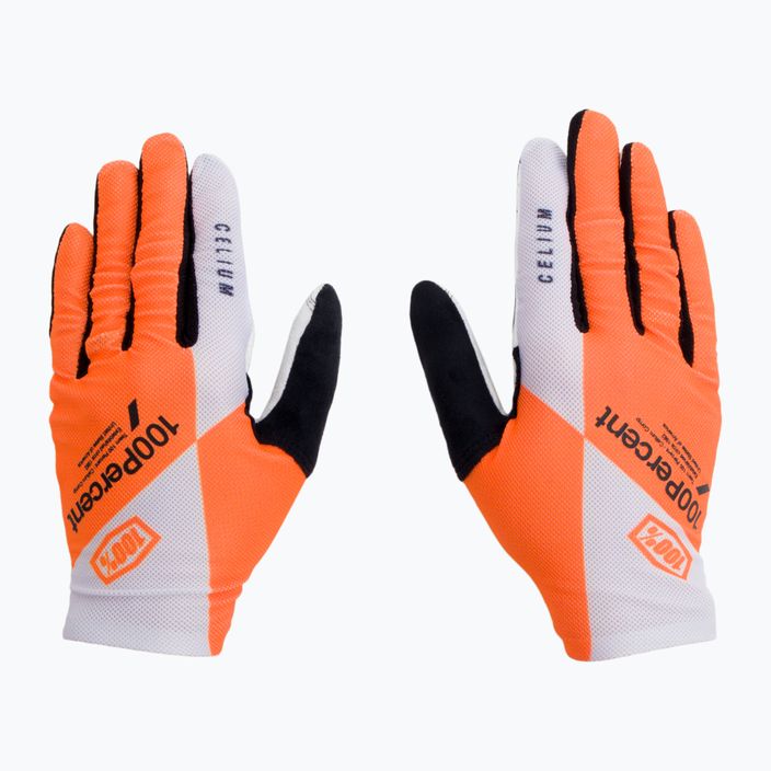Γάντια ποδηλασίας 100% Celium πορτοκαλί STO-10005-444-10 3
