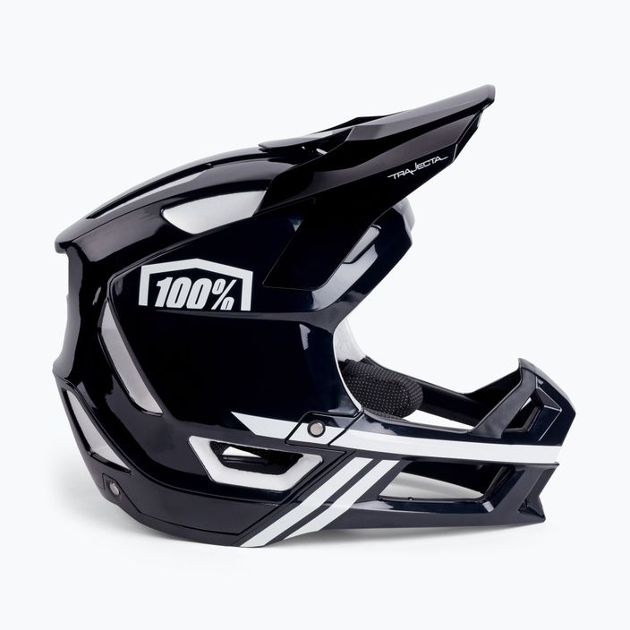 100% Trajecta Helmet W Fidlock Full Face κράνος ποδηλάτου μαύρο STO-80021-011-11 4