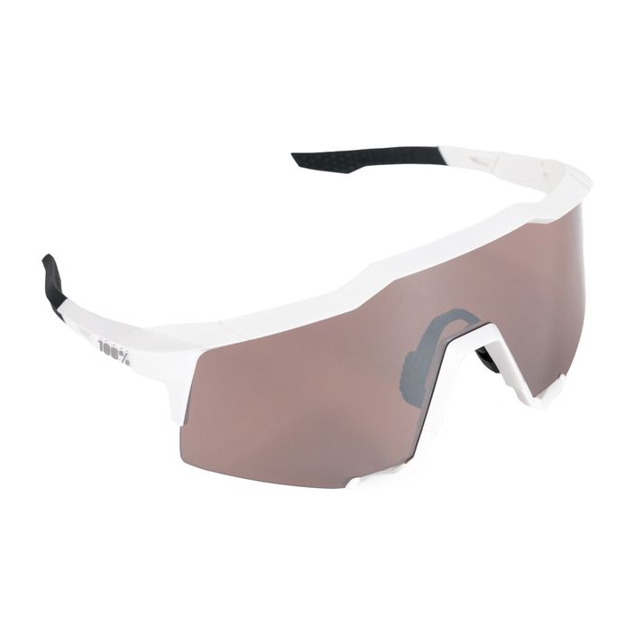 Γυαλιά ποδηλασίας 100% Speedcraft Mirror Lens ματ λευκό/ασημί STO-61001-404-03