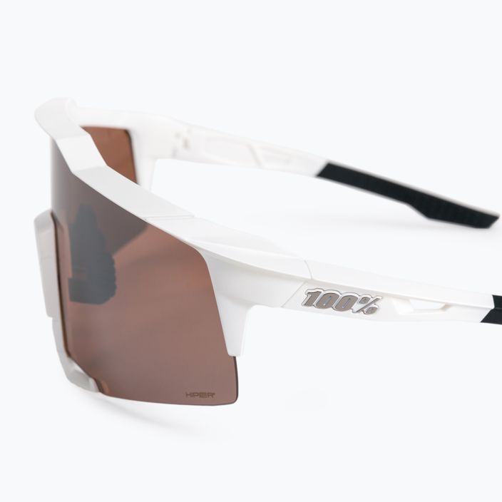 Γυαλιά ποδηλασίας 100% Speedcraft Mirror Lens ματ λευκό/ασημί STO-61001-404-03 4