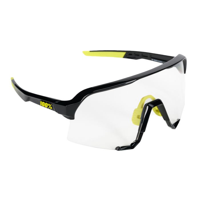 Γυαλιά ποδηλασίας 100% S3 Φωτοχρωμικός φακός γυαλιστερό μαύρο STO-61034-802-01