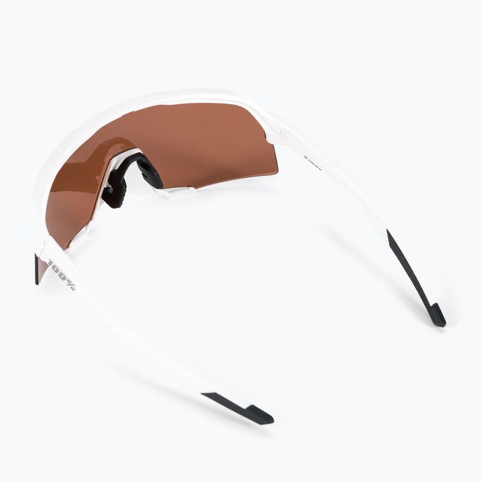 Γυαλιά ποδηλασίας 100% S3 Mirror Lens ματ λευκό/ασημί STO-61034-404-02 2