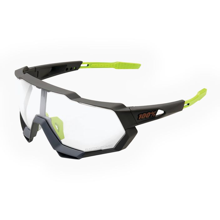 Γυαλιά ποδηλασίας 100% Speedtrap Φωτοχρωμικός φακός soft tact cool grey STO-61023-802-01 6