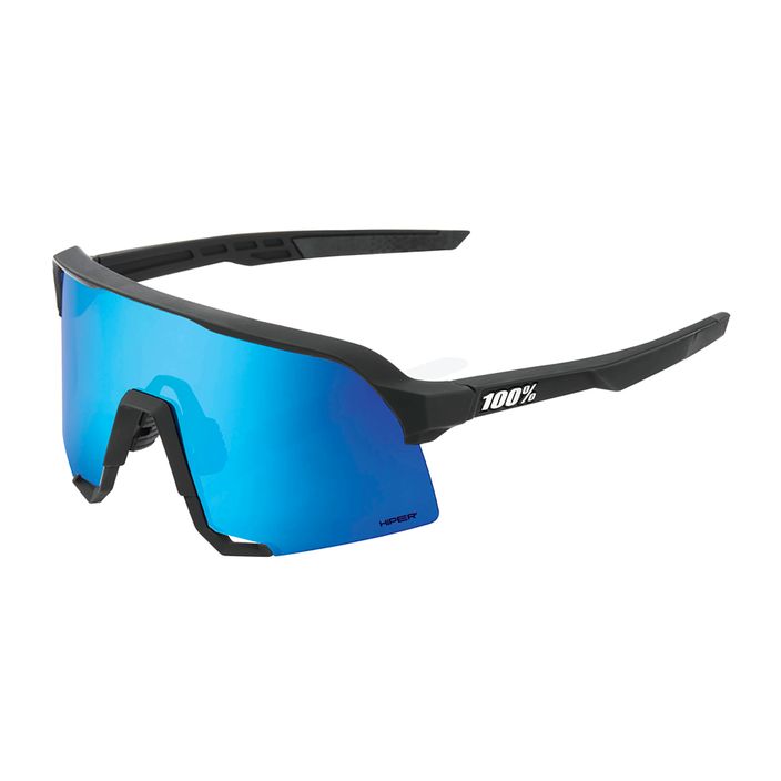 Γυαλιά ποδηλασίας 100% S3 Πολυστρωματικός φακός καθρέφτη ματ λευκό/μπλε STO-61034-407-01 7