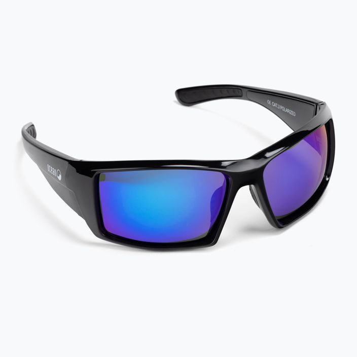Γυαλιά ηλίου Ocean Aruba γυαλιστερό μαύρο/revo μπλε 3201.1