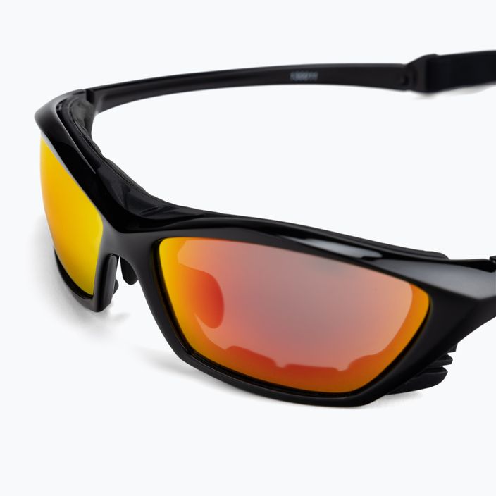 Γυαλιά ηλίου Ocean Lake Garda ματ μαύρο/revo κόκκινο 13001.1 5